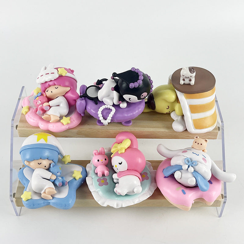 Sleep Peacefully Melody 6 Sanrio Gemini Female Male Merloti Culomi Pudding Dog Ornaments